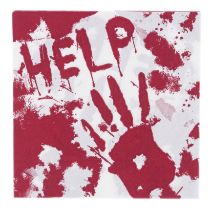 TG74162 ZESTAW ZASTAWY STOŁOWEJ HALLOWEEN DEKORACJE OBRUS KUBECZKI TALERZYKI SERWETKI