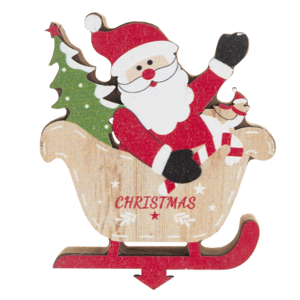 TG75368 KALENDARZ ADWENTOWY DREWNO MIKOŁAJKI PREZENT SWIĘTA