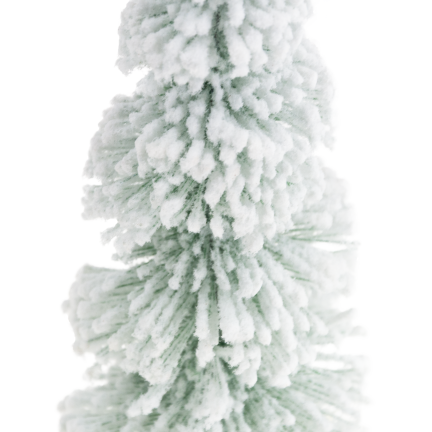 TG75845 CHOINKA METAL DREWNO SZCZOTKA OŚNIEŻONA DRUCIANA