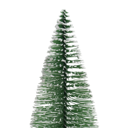 TG75848 CHOINKI DEKORACJA DREWNO SZCZOTKA METAL 2SZT/KPL