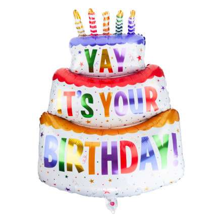 TG76541 GIRLANDA BALONOWA ZESTAW BALONY FOLIOWE TORT KWIAT URODZINY FRĘDZLE