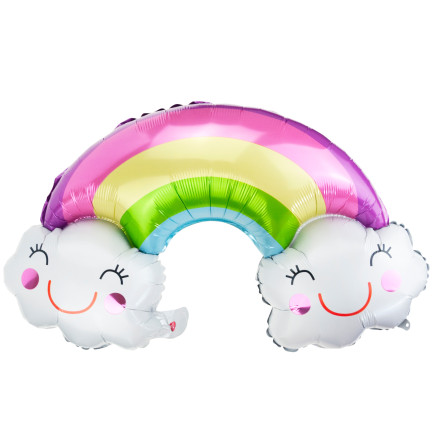 TG76542 GIRLANDA BALONOWA ZESTAW KOLOROWE BALONY FOLIOWE LATEKSOWE HAPPY BIRTHDAY