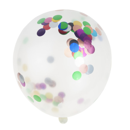 TG76544 GIRLANDA BALONOWA ZESTAW KOLOROWE BALONY 120 ELEMENTÓW KONFETTI URODZINY