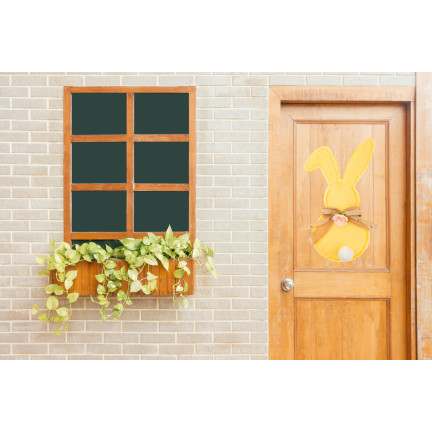 TG76734-2 KRÓLIK ZAWIESZKA TKANINA zolty