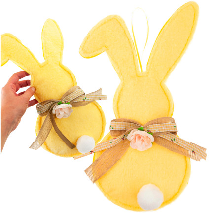 TG76734-2 KRÓLIK ZAWIESZKA TKANINA zolty