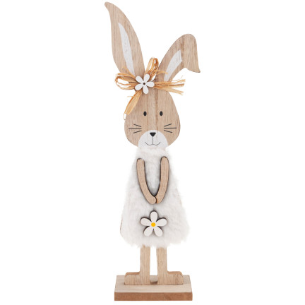 TG77277 KRÓLIK DEKORACJA DREWNO