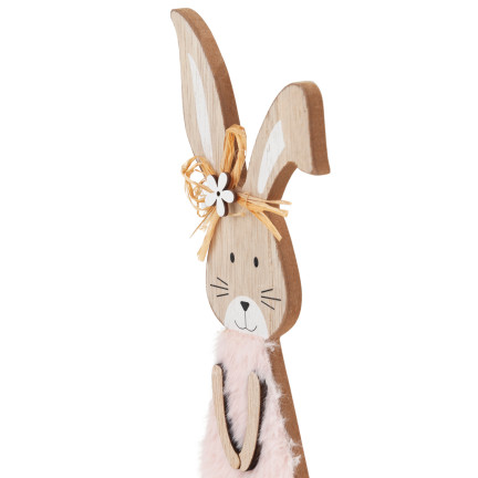 TG77277 KRÓLIK DEKORACJA DREWNO