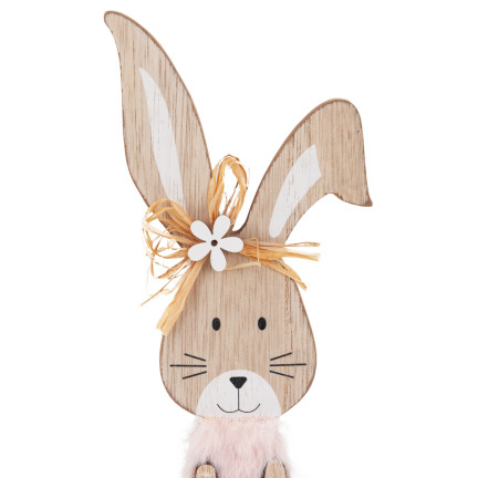 TG77277 KRÓLIK DEKORACJA DREWNO