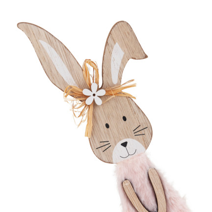 TG77277 KRÓLIK DEKORACJA DREWNO