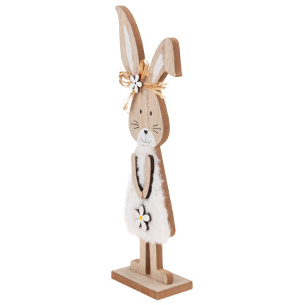 TG77277 KRÓLIK DEKORACJA DREWNO