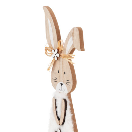 TG77277 KRÓLIK DEKORACJA DREWNO