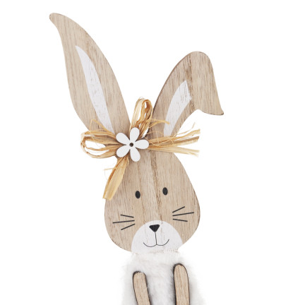 TG77277 KRÓLIK DEKORACJA DREWNO