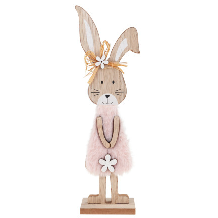 TG77277 KRÓLIK DEKORACJA DREWNO