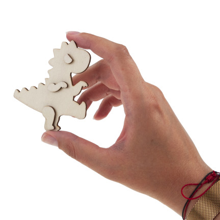 TG77430 ZESTAW DO MALOWANIA DREWNIANE MAGNESY ZWIERZĄTKA FARBY