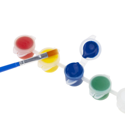 TG77430 ZESTAW DO MALOWANIA DREWNIANE MAGNESY ZWIERZĄTKA FARBY