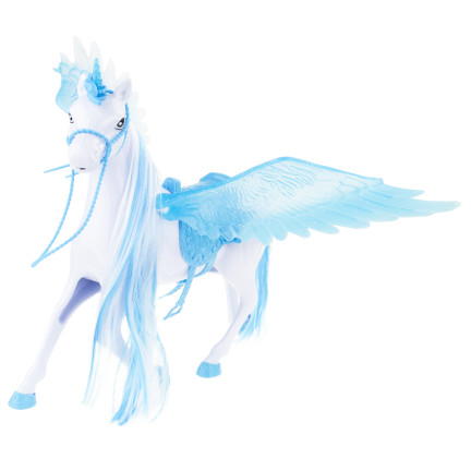 TG77482 KARETA DLA LALKI Z PEHAZEM JEDNOROŻCEM I LALKĄ KAROCA LODOWA KRAINA