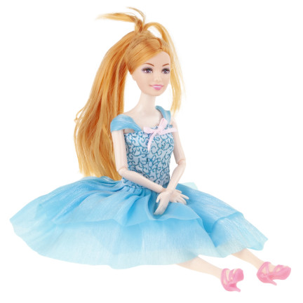 TG77482 KARETA DLA LALKI Z PEHAZEM JEDNOROŻCEM I LALKĄ KAROCA LODOWA KRAINA