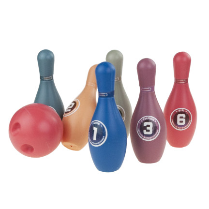 TG77511 KOLOROWE KRĘGLE DLA DZIECI BOWLING ZABAWA GRA ZRĘCZNOŚCIOWA