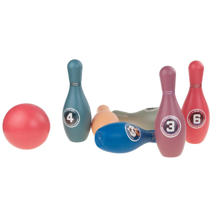 TG77511 KOLOROWE KRĘGLE DLA DZIECI BOWLING ZABAWA GRA ZRĘCZNOŚCIOWA
