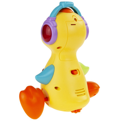 TG77569 INTERAKTYWNA KACZKA MUZYCZNA KACZUSZKA EDUKACYJNA ŚWIECĄCA CHODZI GRA