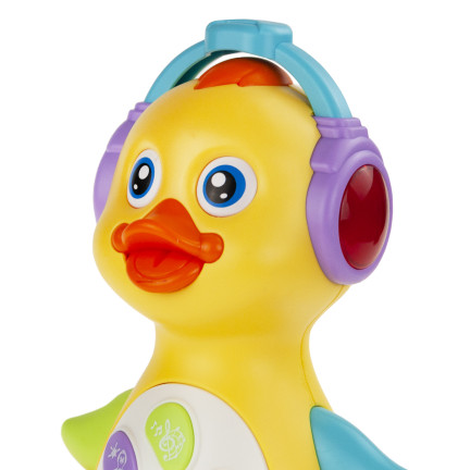 TG77569 INTERAKTYWNA KACZKA MUZYCZNA KACZUSZKA EDUKACYJNA ŚWIECĄCA CHODZI GRA