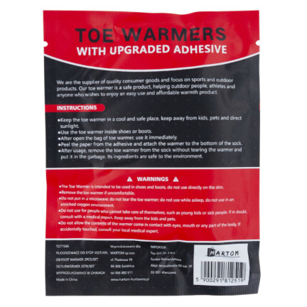 TG77586 OGRZEWAJĄCE WKŁADKI DO BUTÓW OCIEPLACZE DO STÓP OGRZEWACZE