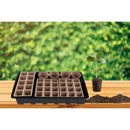 TG77613 MINISZKARNIA ZESTAW DO ROZSAD DO SADZONEK DONICZKI TORFOWE SZKLARENKA ROZSA