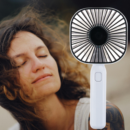 TG77648 WENTYLATOR WIATRAK MINI WIATRACZEK RĘCZNY PODRÓŻNY PLAŻOWY