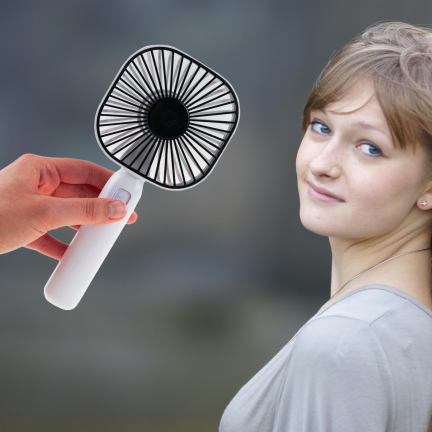 TG77648 WENTYLATOR WIATRAK MINI WIATRACZEK RĘCZNY PODRÓŻNY PLAŻOWY