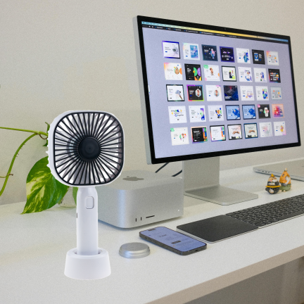 TG77648 WENTYLATOR WIATRAK MINI WIATRACZEK RĘCZNY PODRÓŻNY PLAŻOWY