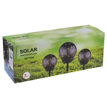 TG77659 LAMPKA LED SOLAR 3SZT.