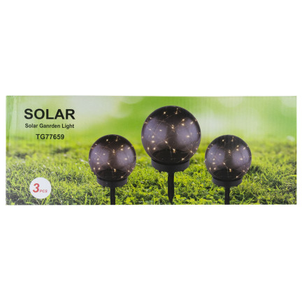 TG77659 LAMPKA LED SOLAR 3SZT.