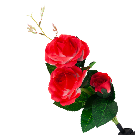 TG77662 LAMPA SOLARNA OGRODOWA WBIJANA LED RÓŻA LAMPKI SOLARNE SZTUCZNE KWIATY RÓŻE