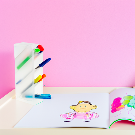 TG77669 ORGANIZER BIURKOWY STOJAK NA BIURKO NA PRZYBORY PRZYBORNIK