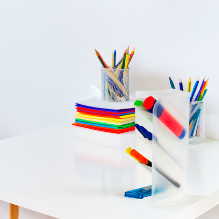 TG77669 ORGANIZER BIURKOWY STOJAK NA BIURKO NA PRZYBORY PRZYBORNIK