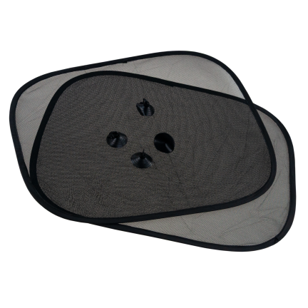 TG77674 PRZECIWSŁONECZNE ZASŁONKI NA BOCZNĄ SZYBĘ SAMOCHODU CZARNE KPL 2szt OSŁONKI