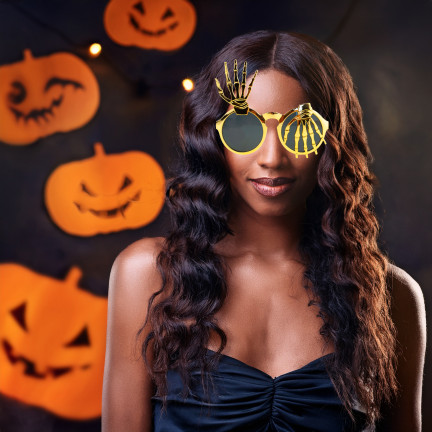 TG78569 OKULARY HALLOWEEN ŚMIESZNE REKWIZYTY DO ZDJĘĆ fotobudka DEKORACJA IMPREZOWA