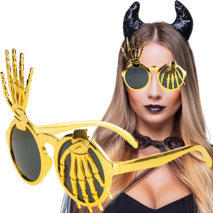 TG78569 OKULARY HALLOWEEN ŚMIESZNE REKWIZYTY DO ZDJĘĆ fotobudka DEKORACJA IMPREZOWA