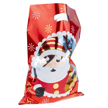 Worki prezentowe, torebki na prezenty, foliowe woreczki, Mikołajki, świąteczne, zestaw 10szt. 