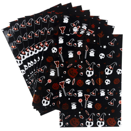 TG78784-1 TOREBKI NA PREZENTY FOLIA 10 SZT. HALLOWEEN
