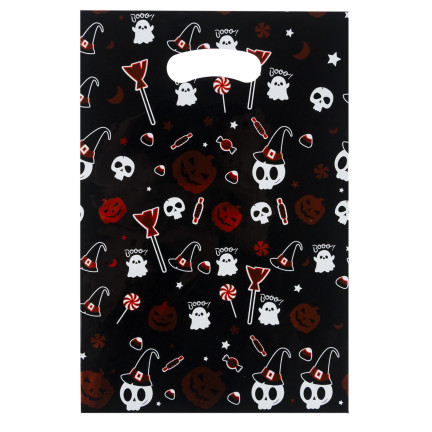 TG78784-1 TOREBKI NA PREZENTY FOLIA 10 SZT. HALLOWEEN