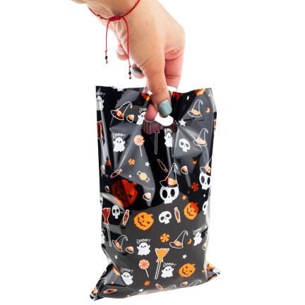 TG78784-1 TOREBKI NA PREZENTY FOLIA 10 SZT. HALLOWEEN