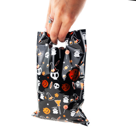 TG78784-1 TOREBKI NA PREZENTY FOLIA 10 SZT. HALLOWEEN