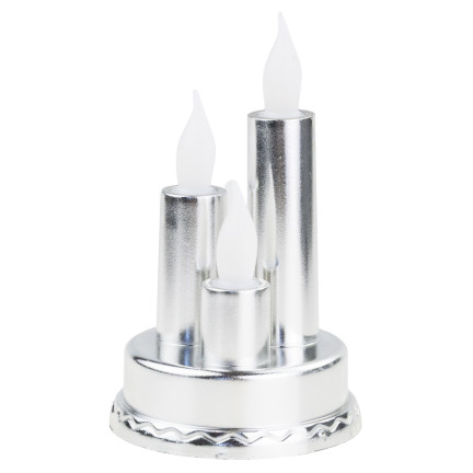 TG79042-1 Świeca LED potrójna Wkłady do Zniczy na baterie Mocne Światło ŚWIECZKI 14CM