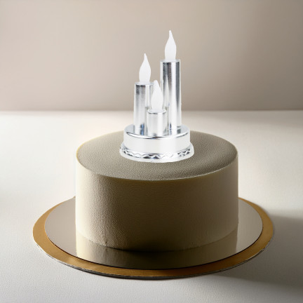 TG79042-1 Świeca LED potrójna Wkłady do Zniczy na baterie Mocne Światło ŚWIECZKI 14CM