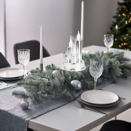 TG79042-1 Świeca LED potrójna Wkłady do Zniczy na baterie Mocne Światło ŚWIECZKI 14CM