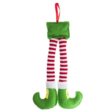 TG80093 NOGI ELFA ZAWIESZKA DEKORACJA DRZWI SAMOCHODU OKNA ŚWIĘTA MIKOŁAJ