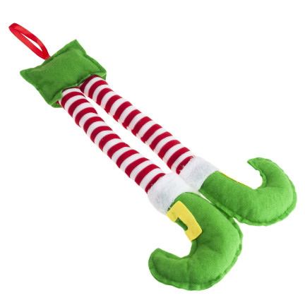 TG80093 NOGI ELFA ZAWIESZKA DEKORACJA DRZWI SAMOCHODU OKNA ŚWIĘTA MIKOŁAJ