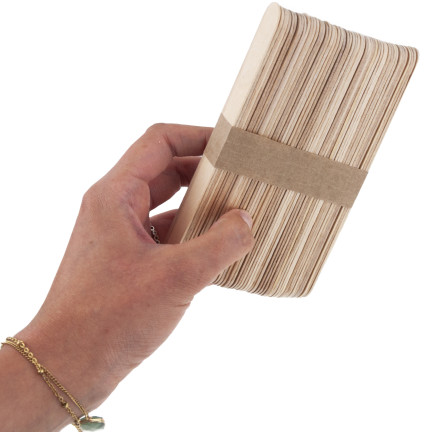 TG80299 PATYCZKI DREWNIANE KREATYWNE DO KLEJENIA PATYCZKI DO LODÓW DIY 50SZT./KPL