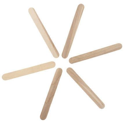 TG80299 PATYCZKI DREWNIANE KREATYWNE DO KLEJENIA PATYCZKI DO LODÓW DIY 50SZT./KPL